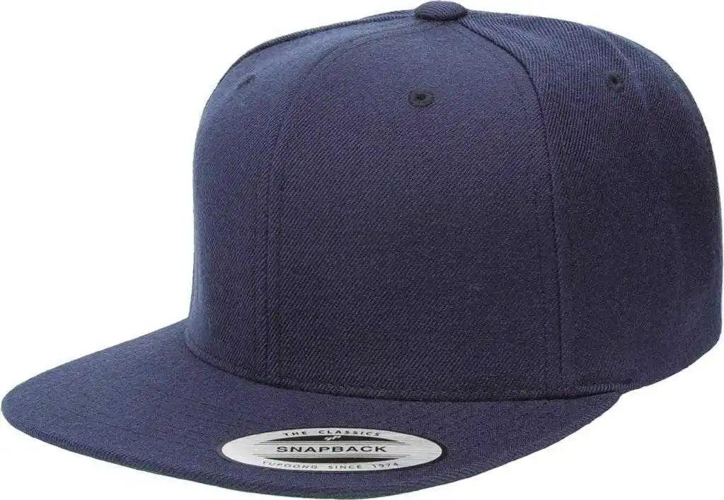 Yupoong 6089m Classics Premium Snapback Cap - Navy - 6 5/8’’ - 7