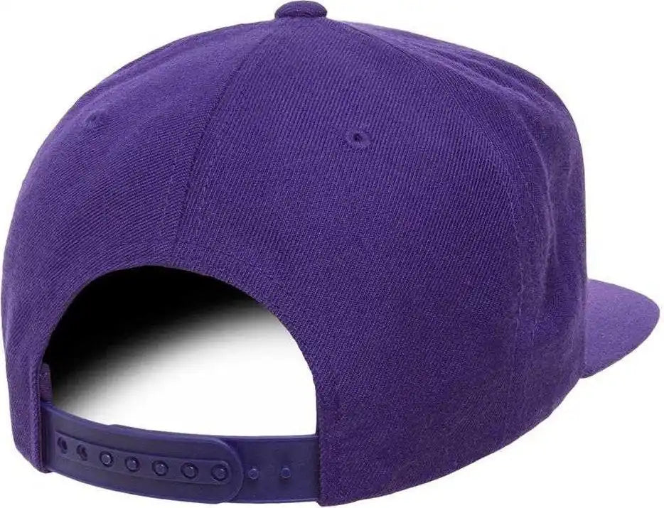 Yupoong 6089m Classics Premium Snapback Cap - Purple - 6 5/8’’ - 7