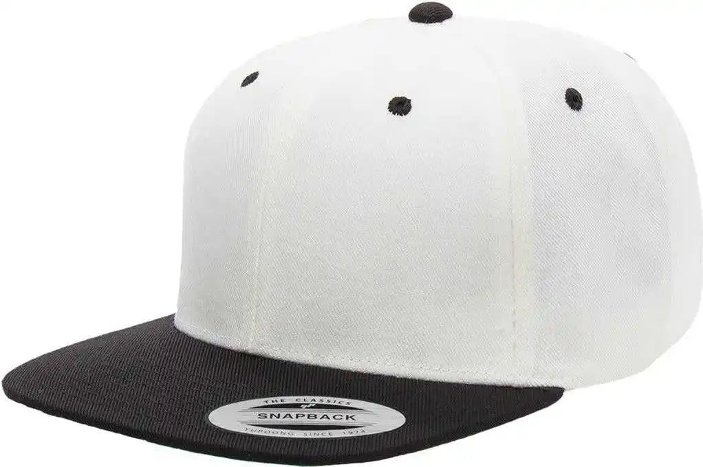 Yupoong 6089mt Classics Premium Snapback Cap 2 Tone Natural Black / 6 5/8’’ 7