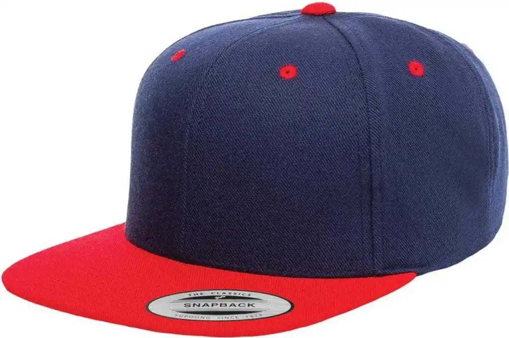 Yupoong 6089mt Classics Premium Snapback Cap 2 Tone Navy Red / 6 5/8’’ 7