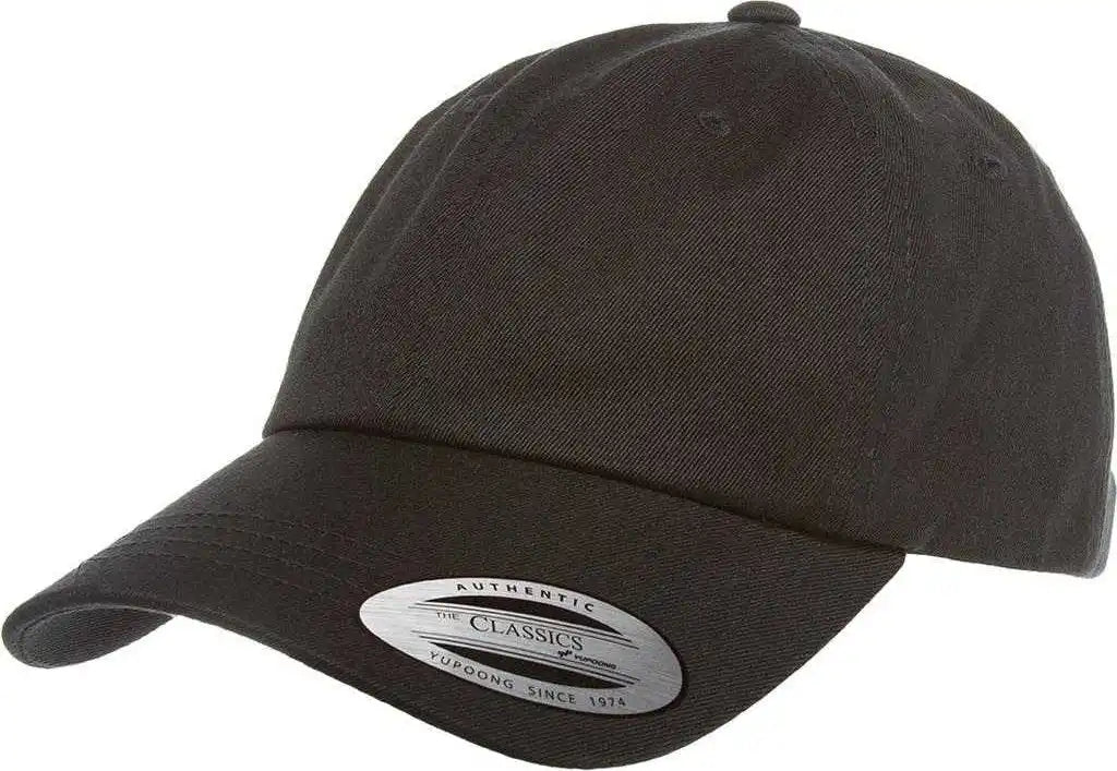 Yupoong 6245cm Classics Classic Dad Cap - Black - 6 5/8’’ - 7