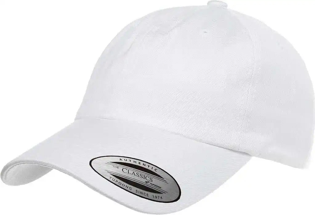 Yupoong 6245cm Classics Classic Dad Cap White / 6 5/8’’ 7