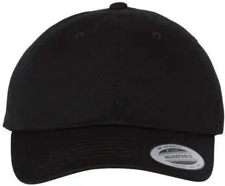 Yupoong 6245ec Eco-washed Dad Cap - Black - 6 5/8’’ - 7 3/8’’