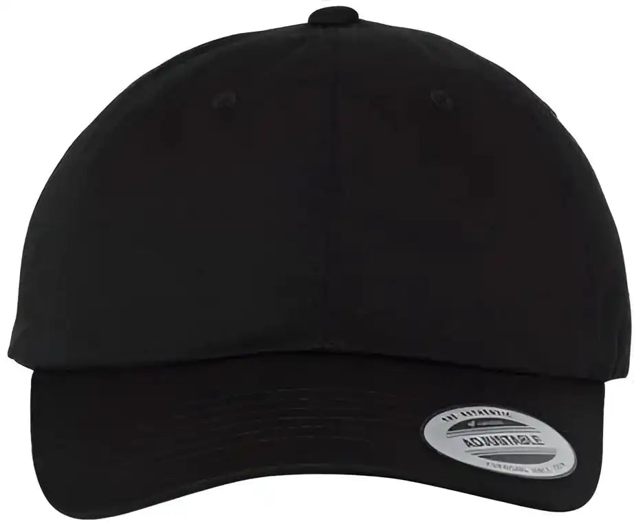 Yupoong 6245ec Eco-washed Dad Cap - Black - 6 5/8’’ - 7 3/8’’
