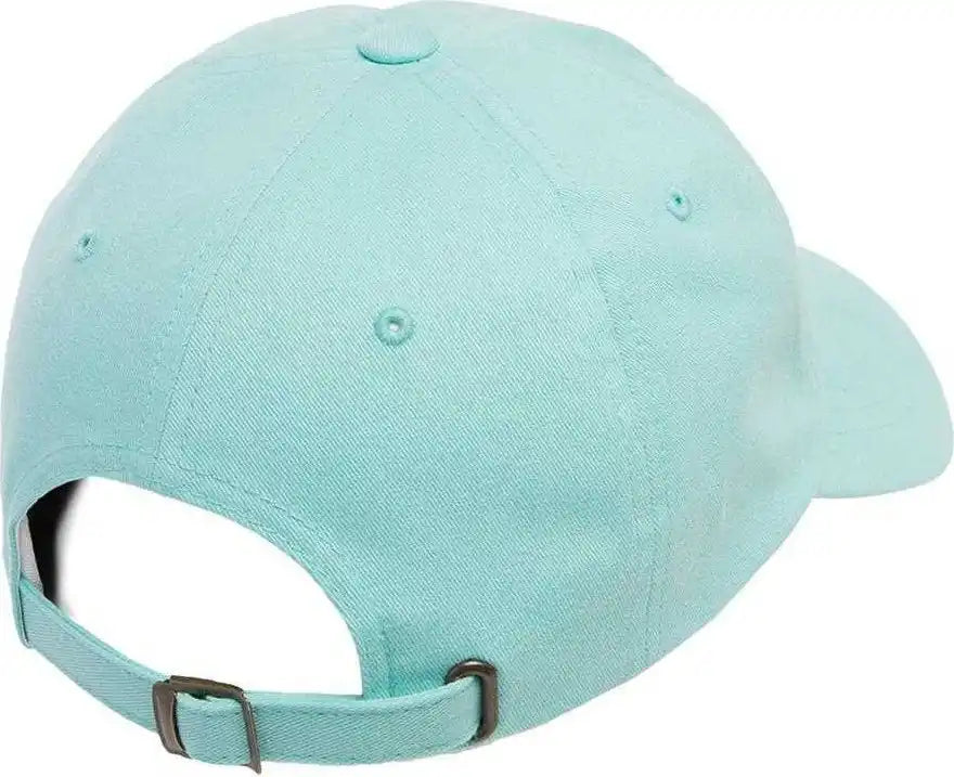 Yupoong 6245pt Classics Peached Cotton Twill Dad Cap - Diamond Blue - 6 5/8’’ - 7