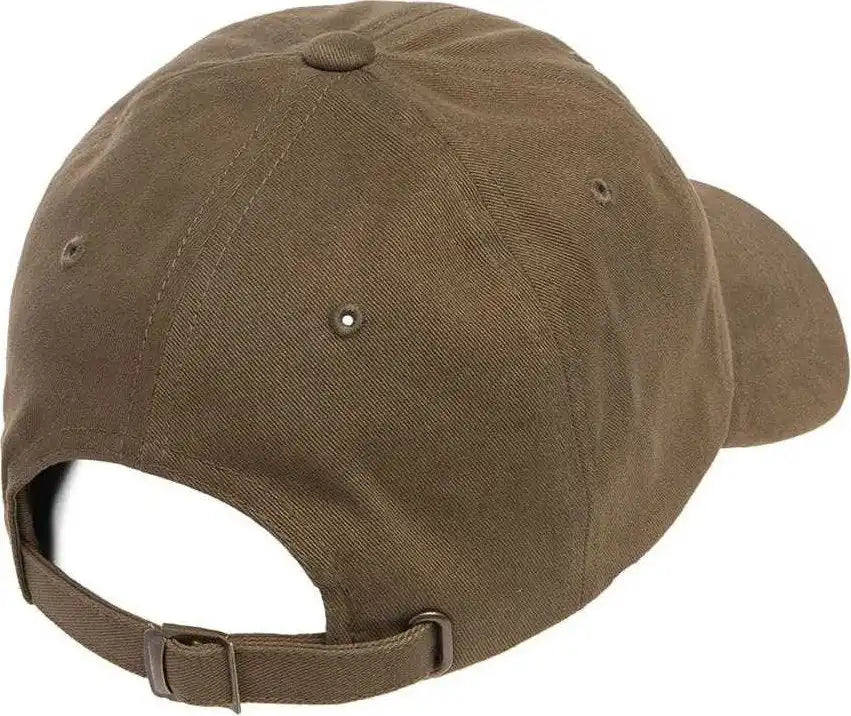 Yupoong 6245pt Classics Peached Cotton Twill Dad Cap Light Loden Olive / 6 5/8’’ 7