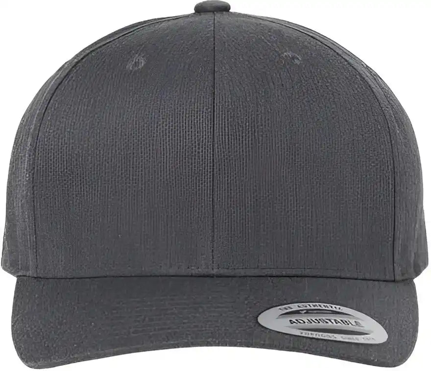 Yupoong 6389 Cvc Snapback Cap Dark Heather Grey Gray / 6 5/8’’ 7 3/8’’