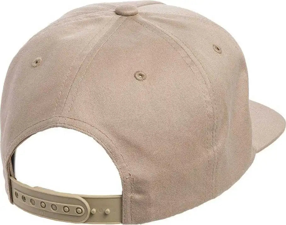 Yupoong 6502 Classics Unstructured 5 Panel Snapback Cap Khaki / 6 5/8’’ 7