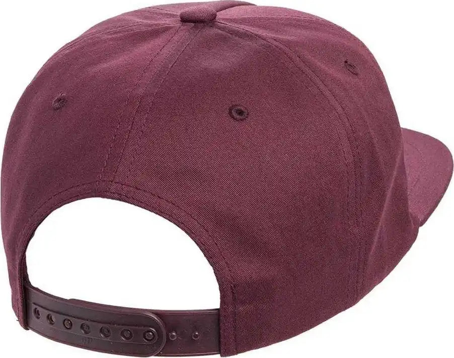 Yupoong 6502 Classics Unstructured 5 Panel Snapback Cap Maroon / 6 5/8’’ 7