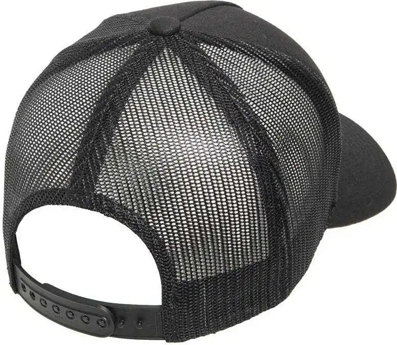 Yupoong 6506 Classics 5 Panel Retro Trucker Cap Black / 6 5/8’’ 7
