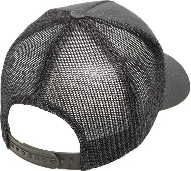 Yupoong 6506 Classics 5-panel Retro Trucker Cap - Charcoal - Dark Gray / 6 5/8’’ - 7
