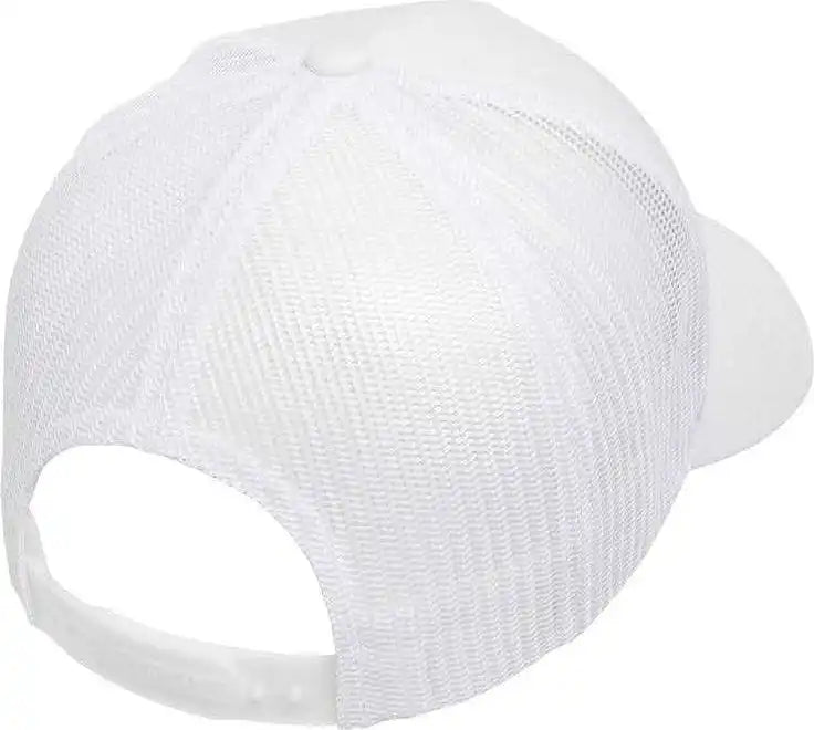 Yupoong 6506 Classics 5 Panel Retro Trucker Cap White / 6 5/8’’ 7