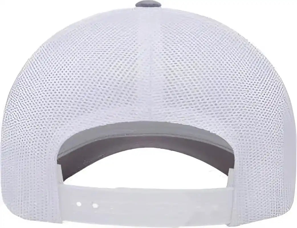 Yupoong 6506 Five-panel Retro Trucker Cap - Heather White - one Size Fits Most