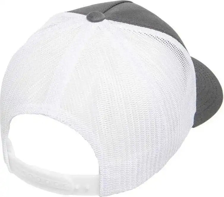 Yupoong 6506t Classics 5-panel Retro Trucker Cap 2-tone - Charcoal White - Dark Gray / 6 5/8’’ - 7