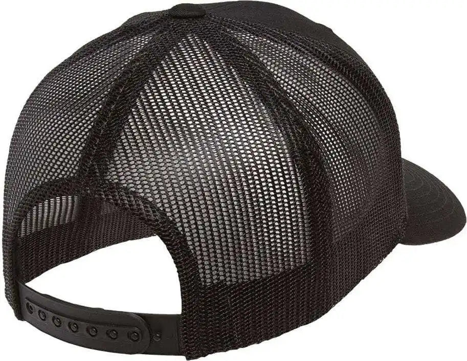 Yupoong 6606 Classics Retro Trucker Cap - Black - 6 5/8’’ - 7
