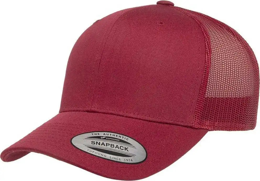 Yupoong 6606 Classics Retro Trucker Cap Cranberry Cardinal / 6 5/8’’ 7