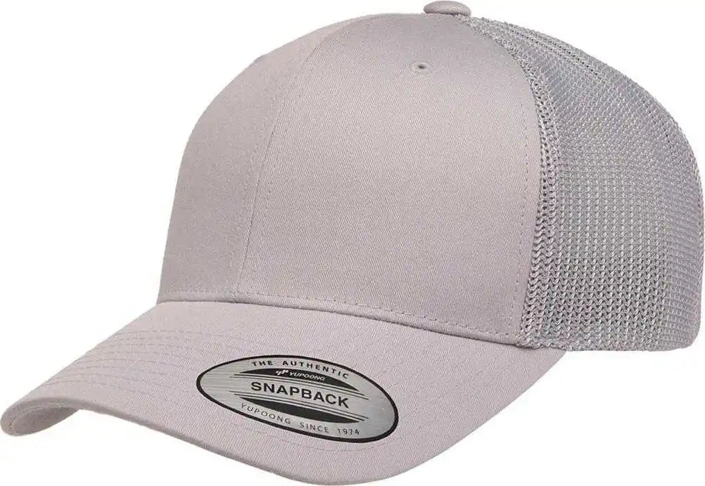Yupoong 6606 Classics Retro Trucker Cap Silver Light Gray / 6 5/8’’ 7