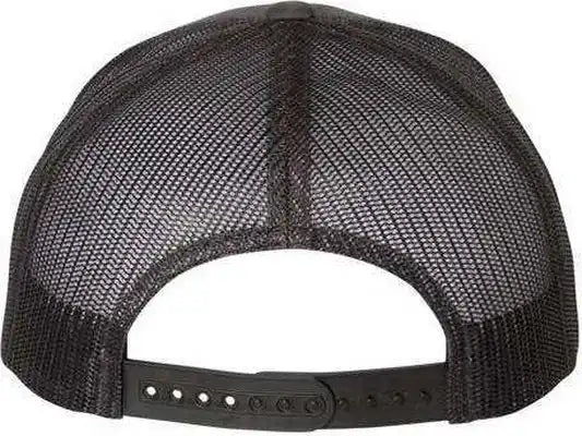 Yupoong 6606 Six-panel Retro Trucker Cap - Charcoal Black - Dark Gray / 6 5/8’’ - 7 3/8’’