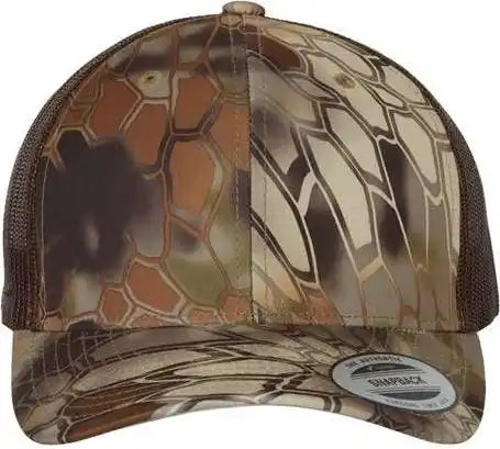 Yupoong 6606 Six-panel Retro Trucker Cap - Kryptek Highlander - 6 5/8’’ - 7 3/8’’