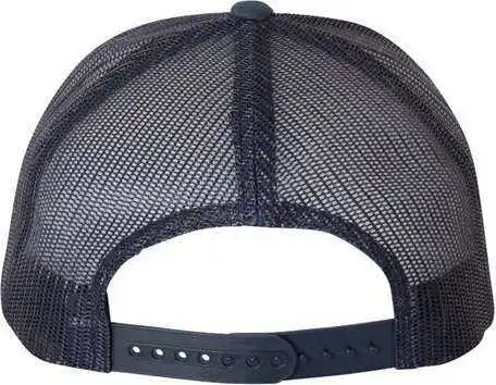 Yupoong 6606 Six Panel Retro Trucker Cap Navy White / 6 5/8’’ 7 3/8’’