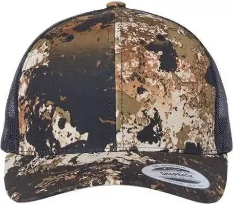 Yupoong 6606 Six-panel Retro Trucker Cap - Veil Wideland - Multi-colored / 6 5/8’’ - 7 3/8’’