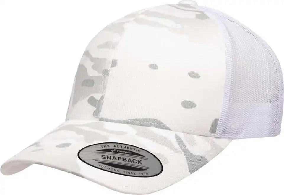 Yupoong 6606mc Classics Multicam Retro Trucker Cap - Multicam Alpine White - Multi-colored / 6 5/8’’ - 7