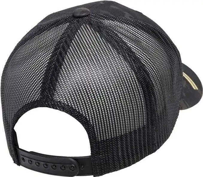 Yupoong 6606mc Classics Multicam Retro Trucker Cap - Multicam Black - Multi-colored / 6 5/8’’ - 7