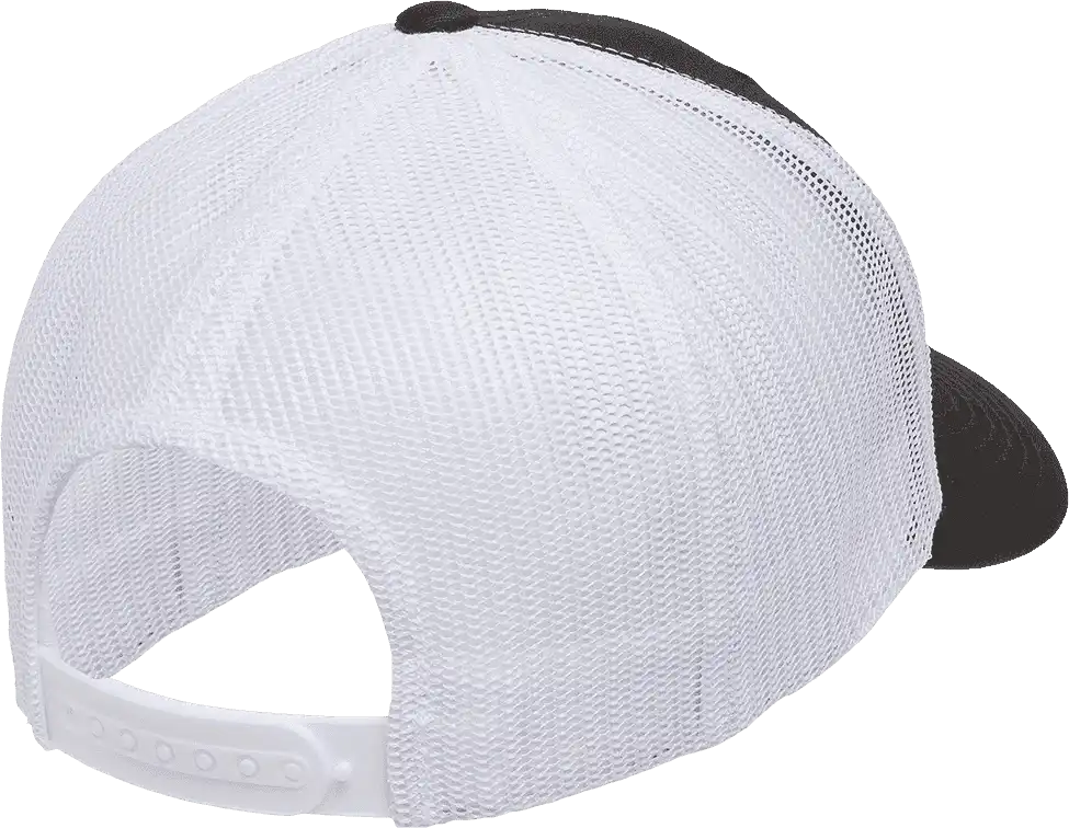 Yupoong 6606t Classics Retro Trucker Cap 2-tone - Black White - 6 5/8’’ - 7