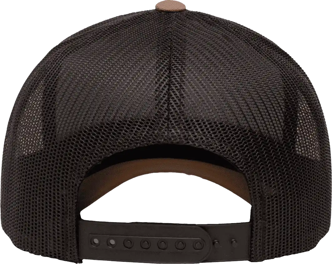 Yupoong 6606t Classics Retro Trucker Cap 2 Tone Caramel Black Tan / 6 5/8’’ 7