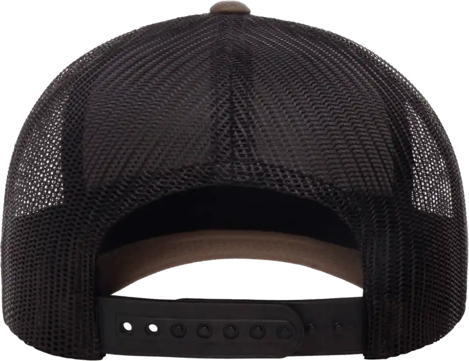 Yupoong 6606t Classics Retro Trucker Cap 2 Tone Coyote Brown Black / 6 5/8’’ 7