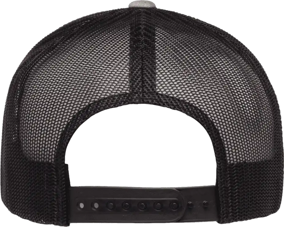 Yupoong 6606t Classics Retro Trucker Cap 2-tone - Heather Black - Gray / 6 5/8’’ - 7