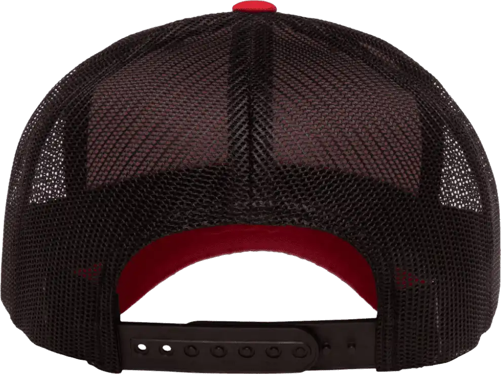 Yupoong 6606t Classics Retro Trucker Cap 2-tone - Red Black - 6 5/8’’ - 7