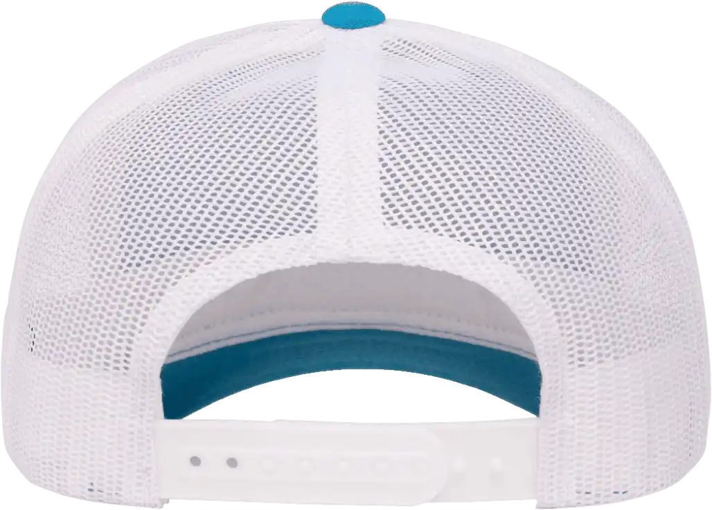 Yupoong 6606t Classics Retro Trucker Cap 2 Tone Turquoise White / 6 5/8’’ 7