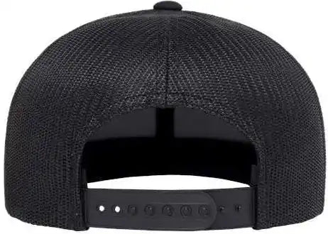 Yupoong 6609 Retro High Profile Trucker Cap Black / one Size Fits Most
