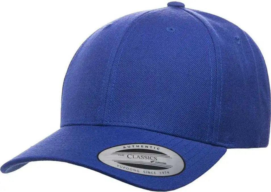 Yupoong 6789m Classics Premium Curved Visor Snapback Cap - Royal - 6 5/8’’ - 7