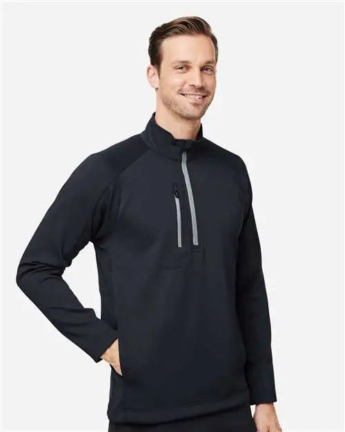 Zero Restriction L330 Quarter-zip Pullover - Black Metallic Silver