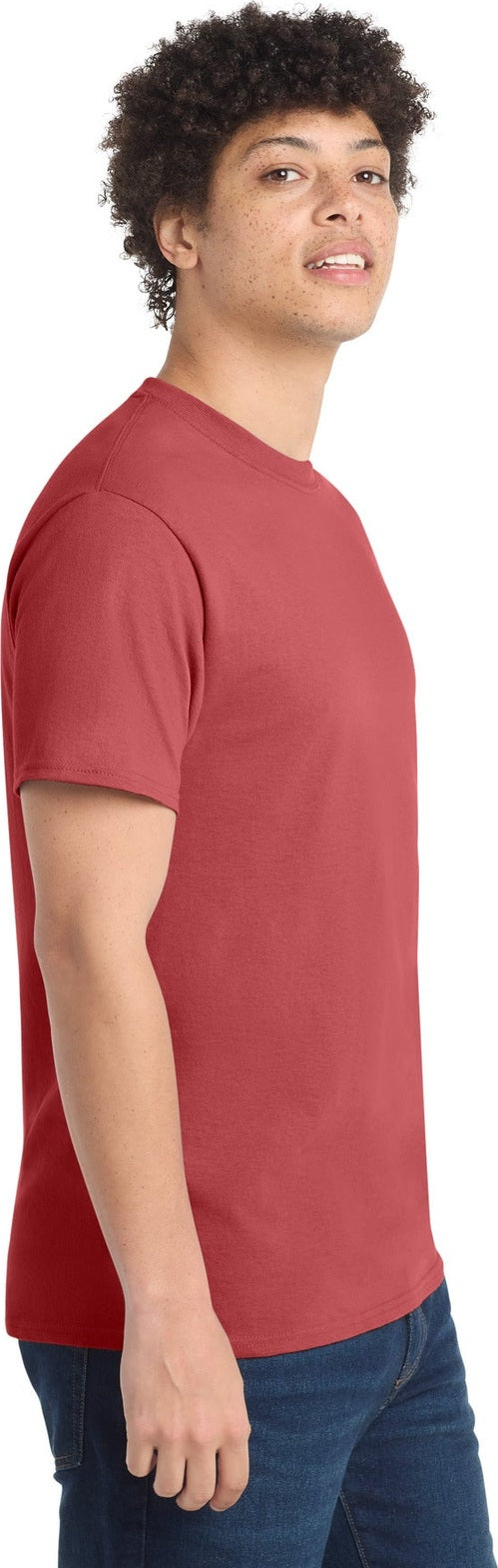 Zinnia Port & Co Core Cotton Tee. PC54