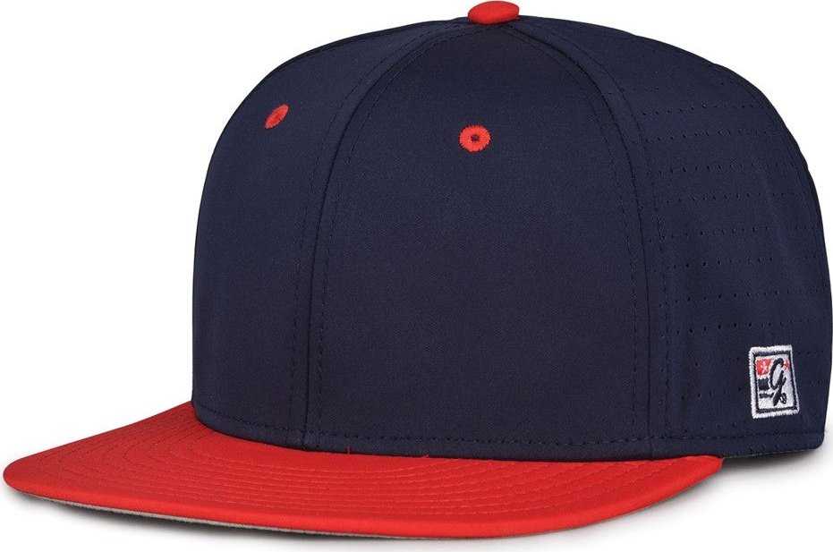 The Game GB999 Low Pro Perforated GameChangerCap - Navy Red - HIT a Double