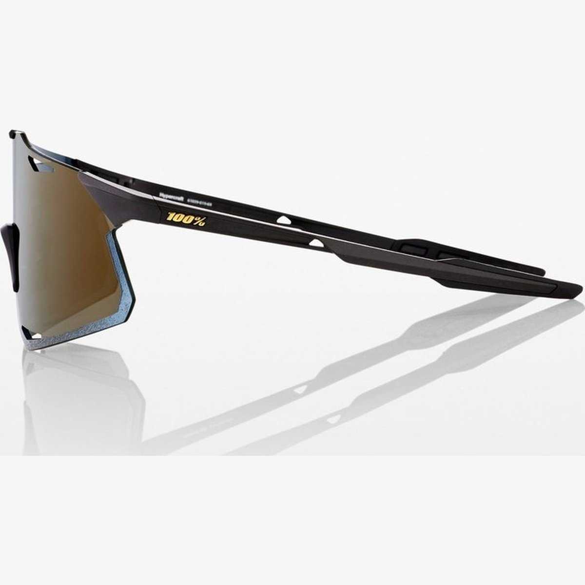100% 60000-00001 Hypercraft Sunglasses Matte Black with Soft Gold Mirror Lens - HIT a Double - 2