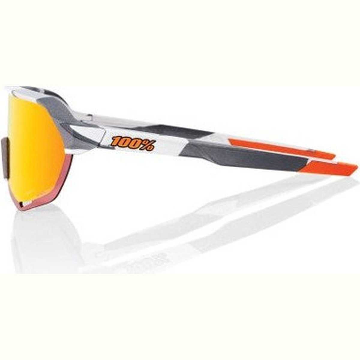 100% 60006-00008 S2 Sunglasses Soft Tact Grey Camo wth HiPER Red Lens - HIT a Double - 3