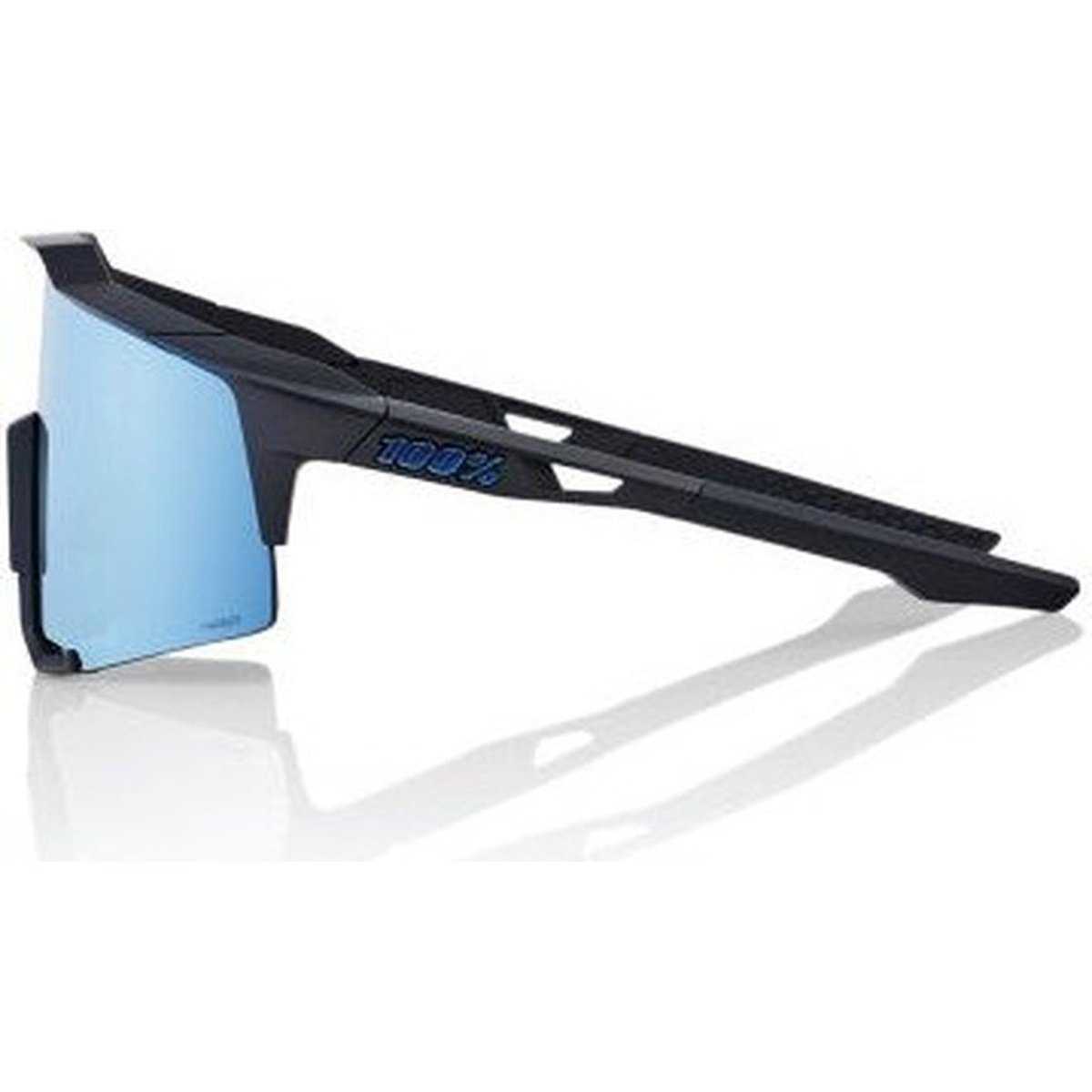 100% 60007-00004 Speedcraft Sunglasses Matte Black w/ HiPER Blue Lens - HIT a Double - 2