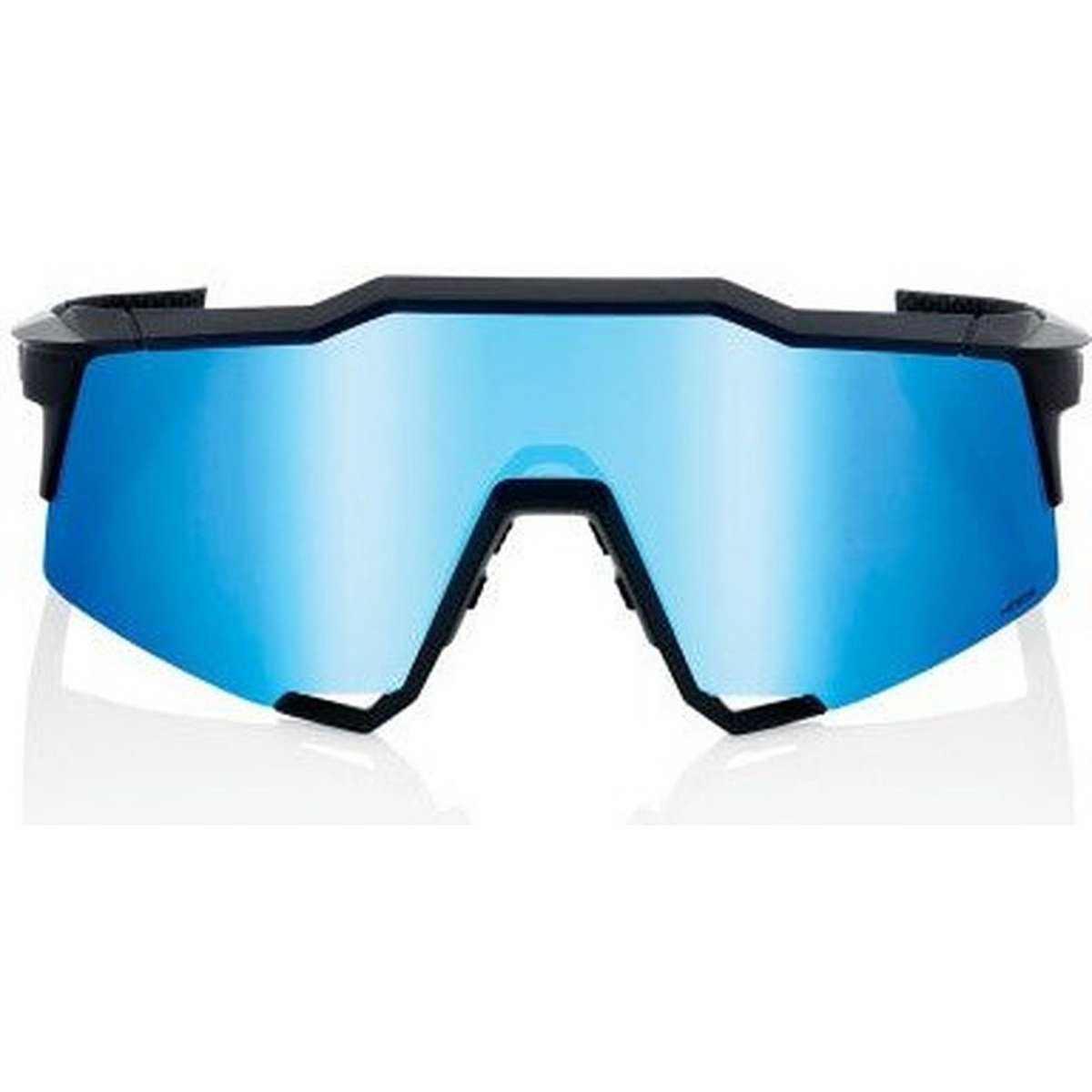 100% 60007-00004 Speedcraft Sunglasses Matte Black w/ HiPER Blue Lens - HIT a Double - 3