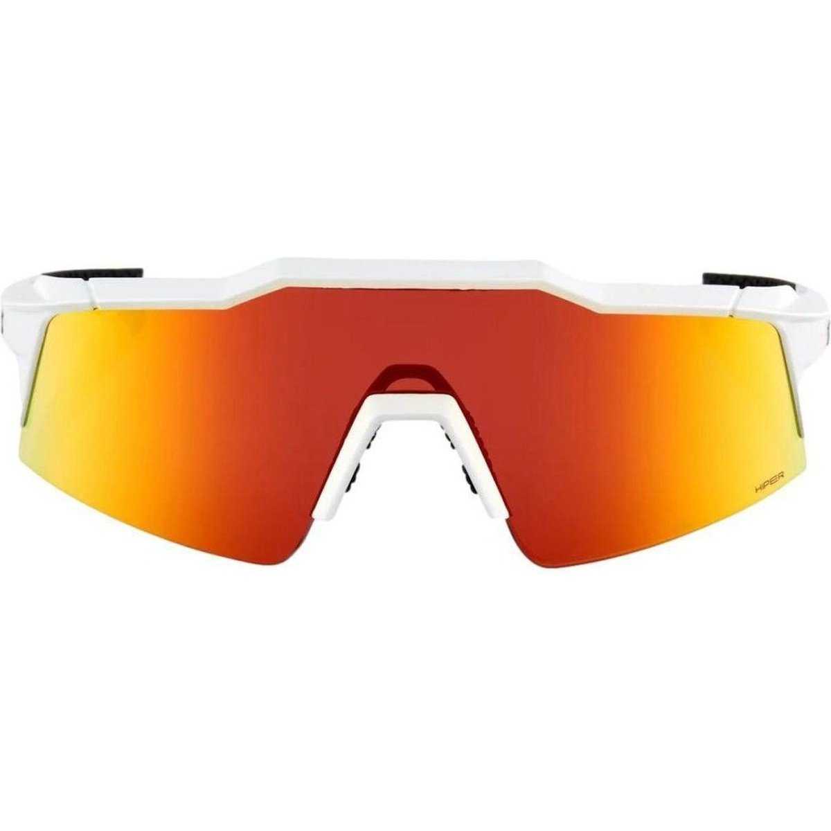 100% 60008-00004 Speedcraft SL Soft Tact Off White with HiPER Red Mirror Lens - HIT a Double - 3