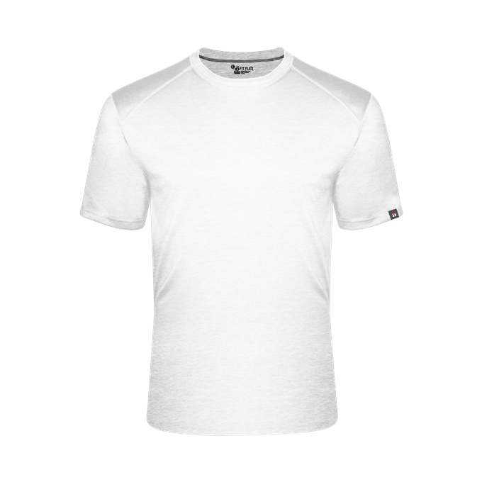 Badger Sport 1000 Fit Flex Tee - White - HIT a Double - 1