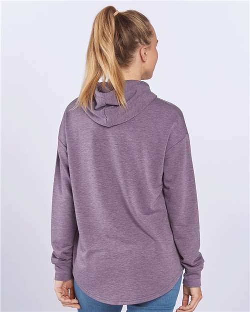 Boxercraft BW5301 Women&#39;s Dream Fleece Hooded Pullover - Purple Heather - HIT a Double - 3