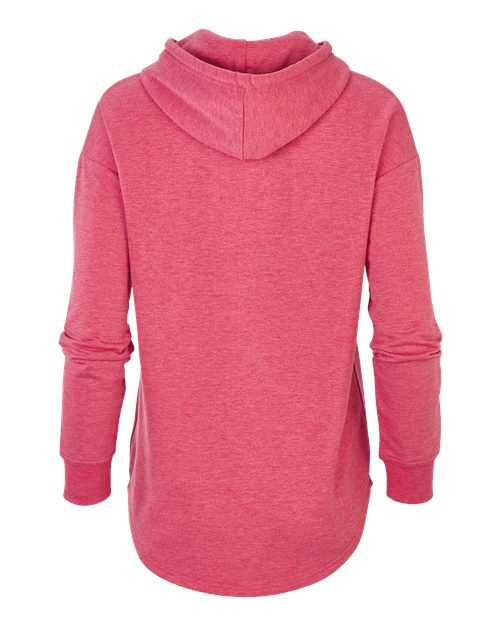 Boxercraft BW5301 Women&#39;s Dream Fleece Hooded Pullover - Red Heather - HIT a Double - 4