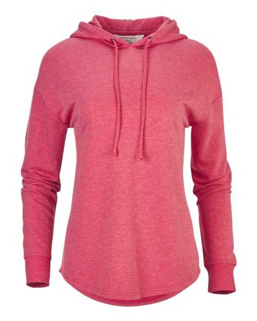 Boxercraft BW5301 Women's Dream Fleece Hooded Pullover - Red Heather - HIT a Double - 1