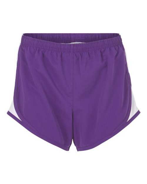Boxercraft BW6102 Woman&#39;s Sport Shorts - Purple - HIT a Double - 1