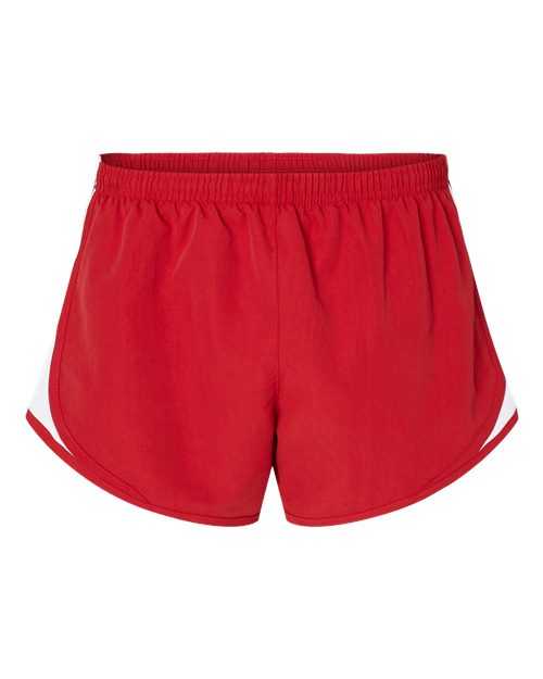 Boxercraft BW6102 Woman&#39;s Sport Shorts - Red - HIT a Double - 1