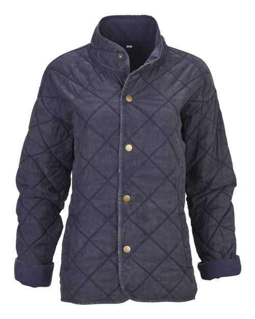 Boxercraft BW8102 Women&#39;s Quilted Market Jacket - Navy - HIT a Double - 1
